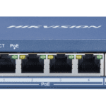 هيكفيجن سويتش 4مدخل يدعم الكهرباء للاجهزة Hikvision POE Swittch 4 Port 1000 Mbps, 38W