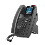 فانفيل تليفون شبكي بالواي فاي بشاشة مقاس 2.4 مونة Fanvil IP Phone X3SW 2 SIP lines with integrated  PoE, HD Voice, Full Duplex Speaker