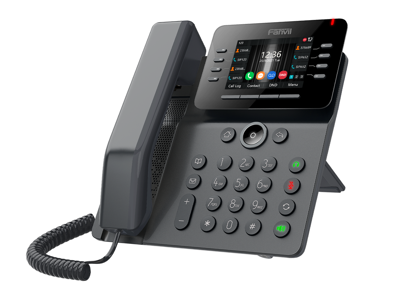 26 Fanvil V64 Essential Business Phone 6 SIP Lines HD Voice PoE Support بشاشة LCD ملونة وبلوتوث 4.2 مدمج وواي فاي 2.4G/5G - الصورة 1