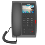 فانفيل هاتف أسود لاسلكي واي فاي شاشه ملونه مدمج 2.4 جيجا هرتز USB للشحن Fanvil H3W Wi-Fi Color Display IP Phone Black Wireless Built-in 2.4Ghz USB for Charging