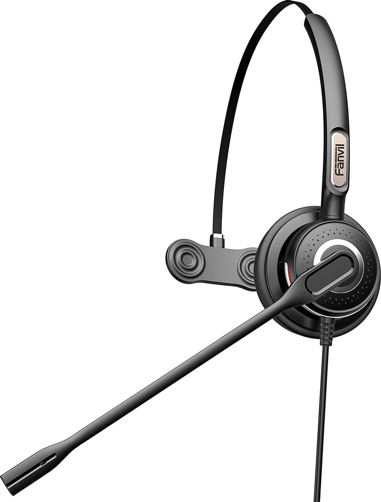 فانفيل HT201 سماعة رأس تحجب الضوضاء الخلفية وأصوات التنفس الحادة مما