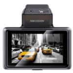 هيكفيجن داش كام عالية الوضوح كاميرا امامية وكاميرا خلفية بسماعة ومايك داخلي Hikvision AE-DC2018-K2 Dash camera, (2CH)(BUCKLINE) 2K Ultra HD, 3-inch touch screen, Built-In Mic and Speaker, Wi-Fi, Mobile app, Parking monitoring, G-Sensor