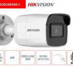 هيكفيجن 4K شبكية كاميرا خارجية بمكرفون داخلي بدقة 8 ميجا مع رؤية ليلية Hikvision 4K NetworkCamera DS‐2CD1083G0‐IUF‐B28 Outdoor, Built-in Mic 8MP 30M IR