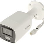 هيكفيجن كاميرا شبكية خارجية بدقة 4 ميجا مع رؤية ليلية ملونة Hikvision DS‐2CD2047G2‐L ColorVu Fixed IP Camera, Full-color Day/Night