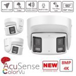 هيكفيجن 4K كاميرا شبكية خارجية وخارجية بدقة 4 ميجا مع رؤية ليلية Hikvision 4K DS‐2CD2387G2P‐LSU/SLB40 Panoramic ColorVu Fixed Turret Network Camera, Outdoor & Indoor ,Day/Night