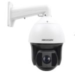 هيكفيجن  اي بي كاميرا مراقبة داخلية متحركة زوم 32X بدقة 4 ميجا اي بي مع رؤية ليلية  Hikvision IP Camera 5 inches, Outdoor 4MP 32X PTZ, 150IR, Including wall Bracket