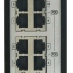 هيكفيجن سويتش 8مدخل شبكة يدعم الكهرباء للاجهزة بدون محول Hikvision DS‐3T0510P 8 Port Gigabit Unmanaged Industrial POE Switch ‐ without Adapter