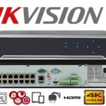 هيكفيجن 4K جهاز تسجيل شبكي 16قناة يدعم الكهرباء HIKVISION 4K NVR 16CH DS‐7616NXI‐I2/16P/S, POE 12MP