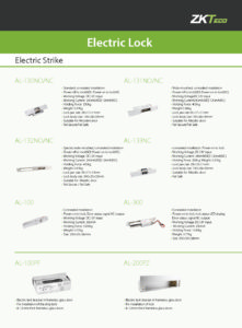 ⁦قفل مغناطيس للابواب ZKTecho LBB The Stainless Steel Bracket is for Frameless Glass Door⁩ - الصورة ⁦2⁩