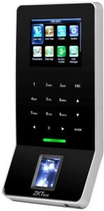 جهاز بصمة حضور وانصراف ZKTeco F22‐BLA سعة المستخدمين 3000، خاصية فتح الباب ZKTeco F22‐BLA, (Finger, Card, Password) Capacity: 3000User, Standalone Access Control