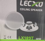 سماعة سقفية من ليكسو بقوة 30وات  LECXO LX189T Ceiling Speaker - 30 Watts - 8 Inch