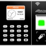 ريل تايم جهاز بصمة حضور وانصراف ونظام تحكم (بصمة، ورقم سري، وكارد) (Fingerprint, Password, ID) Realtime RS9w with WiFi Attendance with Access Control System