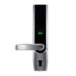 قفل باب اكتروني للابواب الخشبية والحديد جهة اليسار (بصمة، بصمة، ورقم سري) ZKTecho TL400B‐L Rfid Hotel Lock European Standard Id Card‐Left ‐ for Metal Or Wood Doors