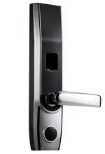 ⁦قفل باب اكتروني للابواب الخشبية والحديد جهة اليسار (بصمة، بصمة، ورقم سري) ZKTecho TL400B‐L Rfid Hotel Lock European Standard Id Card‐Left ‐ for Metal Or Wood Doors⁩ - الصورة ⁦2⁩
