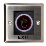 زرار خروج باب للقفل الممغنط زر بدون لمس (No Touch ) ZKTecho TLEB101 Touchless exit button Door