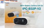 ⁦IMOU Smart Security Cam Outdoor Wi-Fi 3MP 2K with Portable Battery IPC-B32N-V2 - White ايمو كاميرا مراقبة ذكية واي فاي 3 ميجابكسل 2K ببطارية شحن IPC-B32N-V2 - أبيض⁩ - الصورة ⁦2⁩