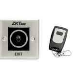 زرار خروج باب للقفل الممغنط زر بدون لمس بريموت كنترول (No Touch ) ZKTecho TLEB101-R Touchless Infrared Sensor Exit Button with remote control exit button Door