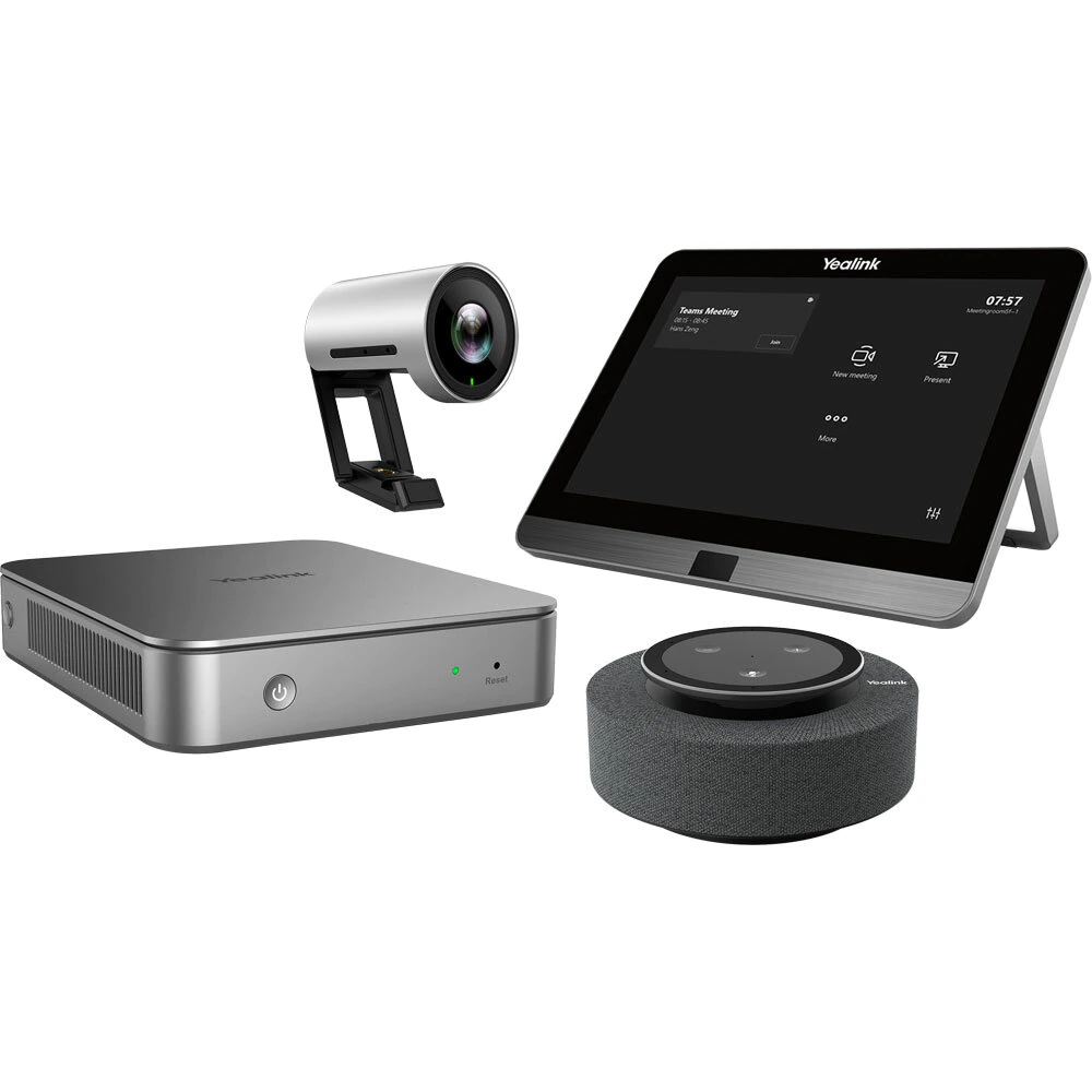 YealinkMVC320-C2-050 Microsoft Teams Rooms System for Focus and Small Room يالينك كاميرا لغرف الاجتماعات الصغيرة يدعم التيمز 