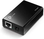 محول طاقة تي بي لينك ,لون اسود, TP-LINK POE Injector Convert Non-PoE to PoE Adapter, 15W , 15W
