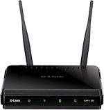 دي لينك (اكسس بوينت) مقوي شبكة واي فاي داخلي,اسود, DLink DAP-1360/F/EME Wireless 300Mbps 11n Access Point with 1 RJ-45 port