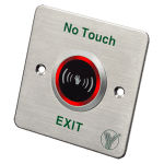 زر مخرج فولاذ مقاوم للصدأ مستشعر اشعة تحت الحمراء مضيئ YLI ISK-841C(LED) - Infrared Sensor Exit Button