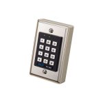 لوحة المفاتيح فولاذ مقاوم للصدأ رقمية مصممة لأنظمة الأمان الكهربائية YLI YK-368 - Single Door Keypad (Stainless Steel Panel)