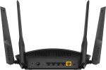 ⁦دي لينك راوتر سمارت AX1800 واي فاي 6 بتقنية MU-OFDMA الجديدة، 3 مداخل جيجابت ,D-Link DIR-X1860M Wireless AX 1800 Wi-Fi 6 Dual Band Router, MU-OFDMA, 3 Gigabit LAN ports⁩ - الصورة ⁦2⁩