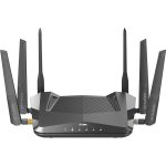 دي لينك راوتر واي فاي 6 بتقنية MU-OFDMA الجديدة، 4 مداخل جيجابت D-Link DIR-X5460/MNA Wireless Wi-Fi 6 Dual Band Router, MU-OFDMA, 4 x Gigabit ports