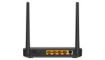⁦دي لينك (N300)راوتر ADSL2 واي فاي مع 4 منافذ، اسود, D-Link DSL-124/RB ADSL2/2+ 11n 300Mbps router with 4x10/100mbps LAN ports⁩ - الصورة ⁦2⁩