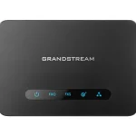 جراندستريم يدعم تعريف SIP من خلال منفذ FXS ومنفذ FXO ومنافذ LAN و WAN مزدوجة بسرعة 100 ميجابت في الثانية Grandstream HT813 analog telephone adapter that features 1 analog telephone FXS port and 1 PSTN line FXO port