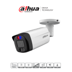 داهوا كاميرا خارجية ملونة في الظلام مع مايكروفون بدقة 5 ميجا اتش دي 40متر  Dahua HAC-ME1509THN-A-PV HDCVI Full-Color Active Deterrence Fixed Eyeball outdoor Camera with mic 5mp 40m