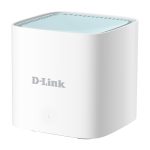دي لينك ايه اكس1500 راوتر شبكة واي فاي 6، ابيض ,D-Link M15/MNA3 Wireless AX 1500 Wi-Fi 6 Dual Band, Mesh Router Kit,1xGigabit LAN port, 1xGigabit WAN port