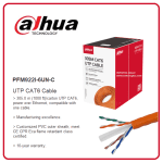 دهوا كيبل شبكة برتقالي كات 6 كرتون 305متر Dahua PFM922I-6UN-C UTP CAT6 Cable