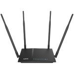 دي لينك راوتر (AC1200)واي فاي جيجابت، D-Link DIR-825M/MNA Wireless AC 1200 Dual Band, Wi-Fi Router, 3xGigabit LAN ports