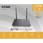 ⁦دي لينك راوتر (AC750)واي فاي ، اسود, Link DIR-806A/BNA Wireless AC 750 Dual Band , Wi-Fi Router, 4xEtherent ports⁩ - الصورة ⁦3⁩
