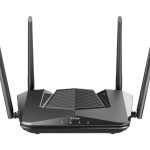 دي لينك راوتر واي فاي 6 ، 4 مداخل جيجابت ,D-LinkDIR-X3260/MNA Wireless AX 3200 Wi-Fi 6 4x4 Dual Band Router, 4 x Gigabit ports