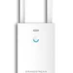 جراندستريم (اكسس بوينت) مقوي شبكة واي فاي 6 خارجي مقاوم للعوامل الخارجية - أبيض ,Grandstream GWN7660LR Outdoor Long-Range WiFi Access Point - White