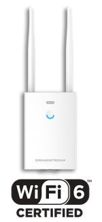 جراندستريم (اكسس بوينت) مقوي شبكة واي فاي 6 خارجي مقاوم للعوامل الخارجية - أبيض ,Grandstream GWN7660LR Outdoor Long-Range WiFi Access Point - White