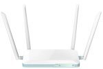 دي لينك راوتر سمارت واي فاي بشريحة بيانات متنقل مع 4 منافذ ,ابيض, D-Link G403/B3GG4IN LTE 4G/HSPA Wireless N300 smart AI router