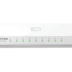 دي لينك سويتش 8 منافذ 10/100 ميجابت في الثانية، ابيض, D-Link DES-1008C/B 8Port 10/100Base-T unmanged switch