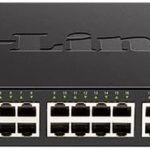 دي لينك سويتش سمارت بـ24منفذ بسرعة 10 جيجابت ،اسود,D-Link DXS-1210-28T 10G Smart Switch with 24-port 10G SFP+ and 4-port 10GBASE-T ports