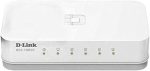 دي لينك سويتش 5 منافذ  10/100 ميجابت في الثانية لسطح المكتب ، ابيض, D-Link DES-1005C/B 5-Port 10/100 Mbps Unmanaged Desktop Switch