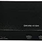 دي لينك عبارة عن سويتش KVM يحتوي على 4 HDMI مع  D-Link DKVM-410H/DS 4-Port KVM Switch with HDMI and USB Ports ,4K Resolution, USB