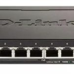 دي لينك سويتش 8 منفذ جيجابت،اسود,D-Link DGS-1100-08V2/E 8-Port 1000Base-T Smart gigabit Switch