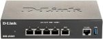 دي لينك راوتر  واي فاي مع 4 منافذ جيجابت , اسود, D-Link DSR-250V2/M SSL VPN Router (PPTP/L2TP/IPSec), 3 x Gigabit LAN, 2 x WAN with  1 Configurable WAN/LAN  port