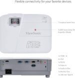 ⁦فيوسونيك بروجكتور 3600 شمعة ViewSonic PA503X 3,600 Lumens Business Projector XGA ‎(1024× 768)⁩ - الصورة ⁦3⁩