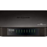 دي لينك سويتش 16 منافذ 10/100 ميجابت في الثانية،اسود, D-Link DES-1016A/B 16-Port Fast Ethernet Desktop Switch