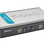دي لينك سويتش KVM  يحتوي على 4 منافذ , D-Link DKVM-4U/ME/C2A  4-Port USB KVM Switch