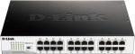 دي لينك سويتش 24 منفذ جيجابت،اسود,D-Link DGS-1024D/B 24-Port 10/100/1000Base-T Unmanaged Green Desktop Gigabit Switch