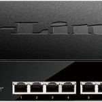 دي لينك سويتش متعدد المنافذ بـ8 منافذ 2.5جيجابت،و2 منافذ SFP+ 10GbE ،اسود,D-Link DMS-1100-10TS  8x 100/1000/2.5GBASE-T ports and 2x10G SFP+ ports L2 Smart Managed Switch